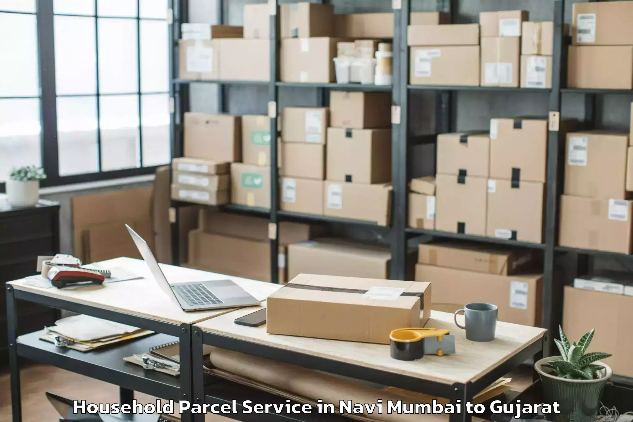 Efficient Navi Mumbai to Khedbrahma Household Parcel